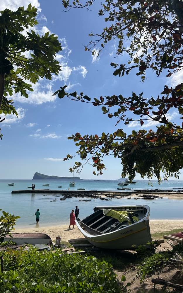 Le lagon et la côte nord de l'île Maurice